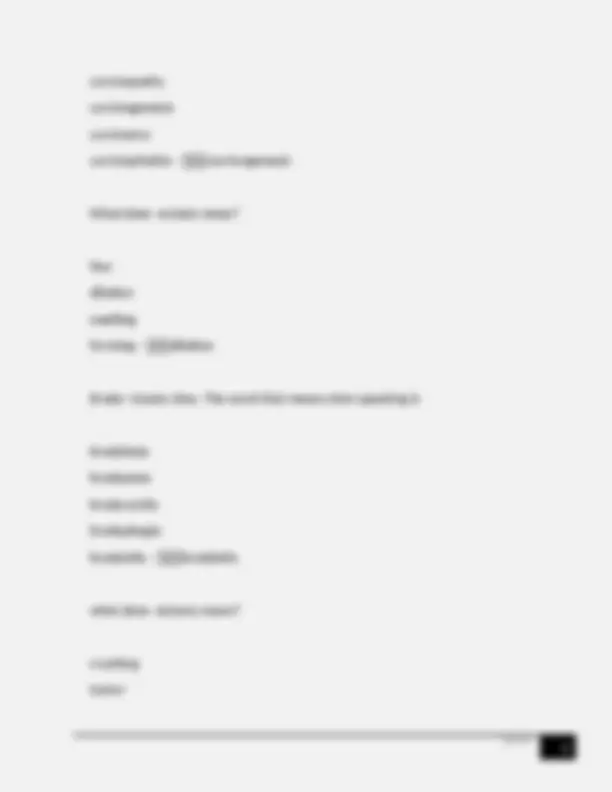 Medical Terminology Final Study Questions- Module 1 | Exams Nursing ...