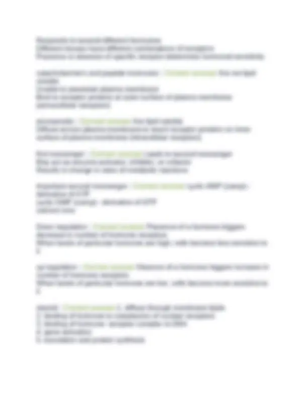 Fresh Look at Endocrine System Functions Hormones And Communication A