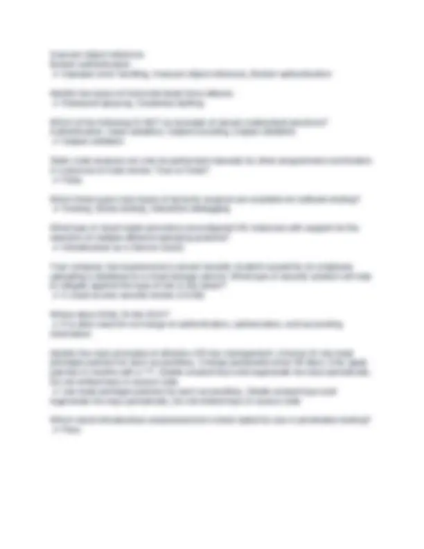 CySA+ Final Questions with Answers 2024 | Exams Computer Science | Docsity