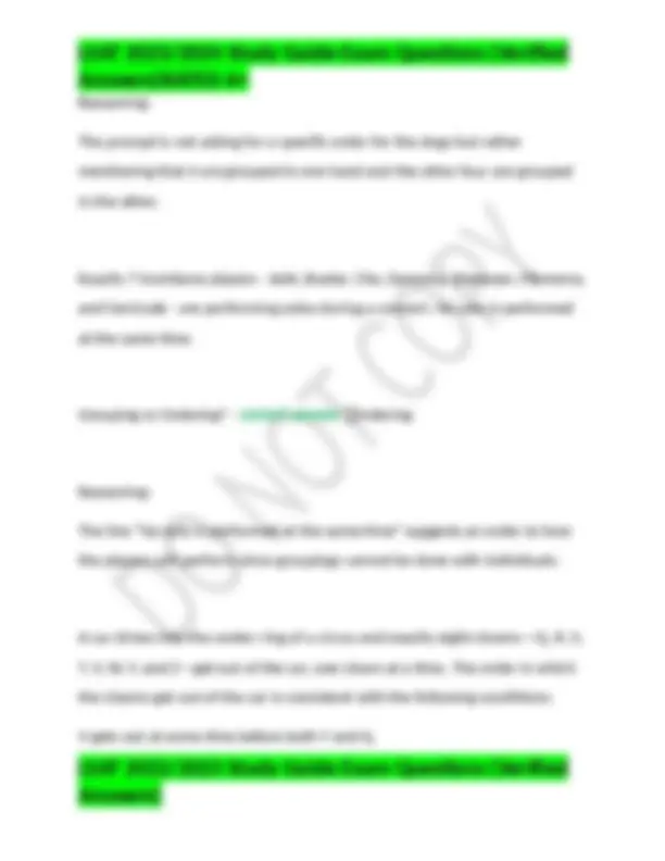 LSAT 2023/2024 Study Guide: Exam Questions with Answers and Reasoning ...