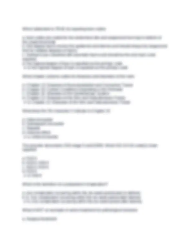 ICD-10-CM Coding Practice Exam Questions and Answers for 2024 | Exams ...