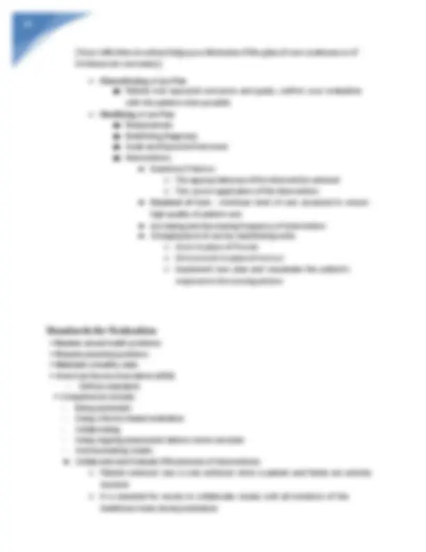 Fundamentals of Nursing- Exam 4 Study Guide | Exams Nursing | Docsity