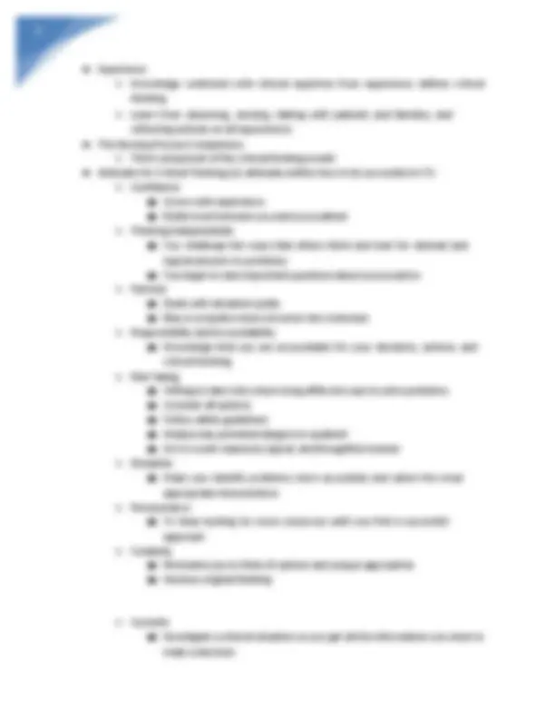Fundamentals of Nursing- Exam 4 Study Guide | Exams Nursing | Docsity