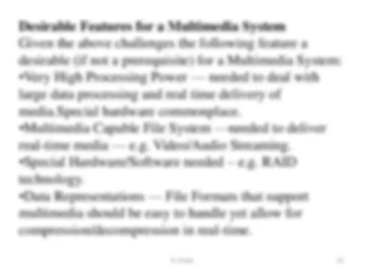 Multimedia Systems Notes Introduction to Multimedia Systems: Definition, Characteristics, and ...