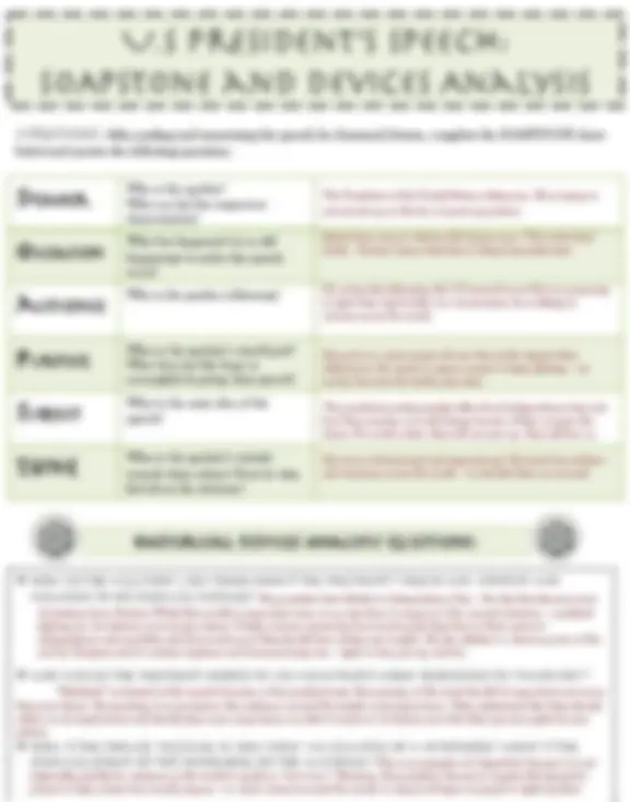 Analyzing Rhetorical Devices Through Cinema | Assignments English | Docsity