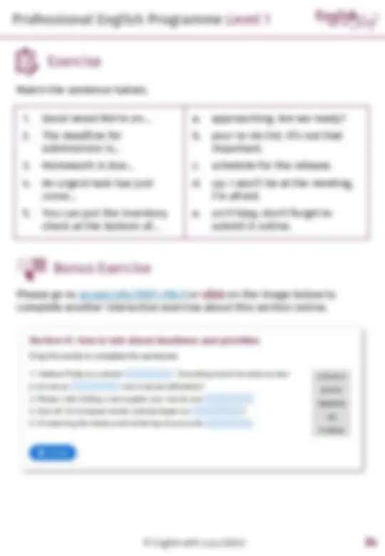 Professional English Programme Level 1 - Prof. Shah | Schemes and Mind ...