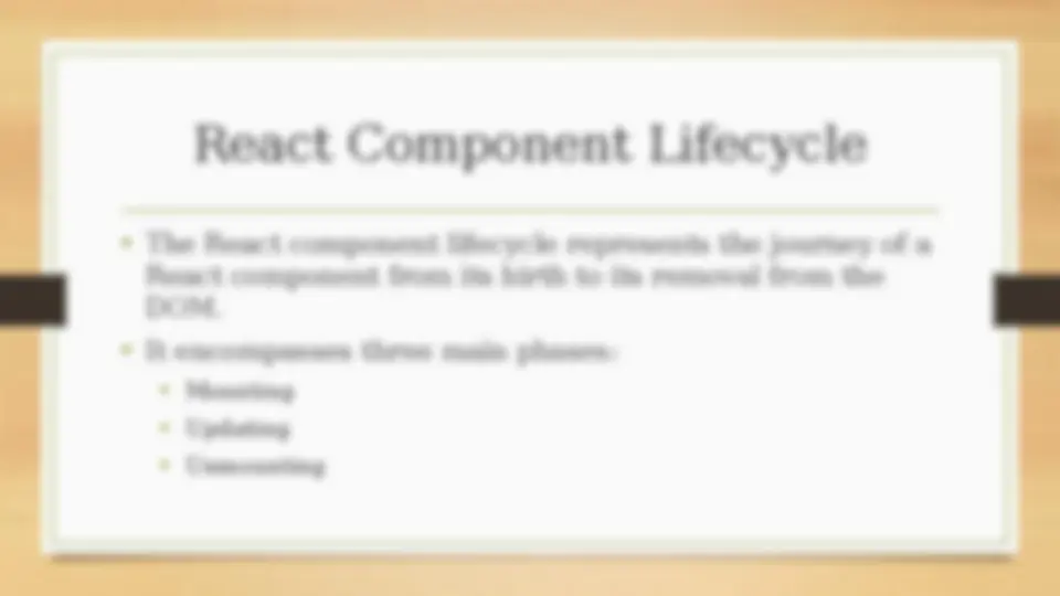 Front End Web development with ReactJs | Lecture notes Web Design and ...