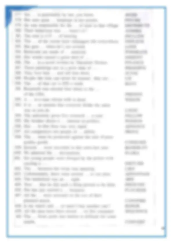 CPE Word Formation Sentence Questions and Answers 2024. | Exams English ...