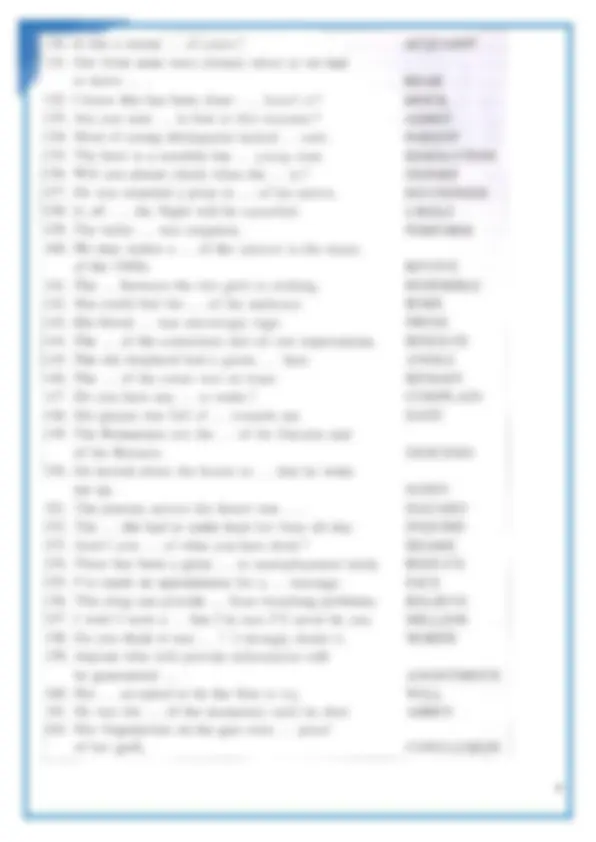 CPE Word Formation Sentence Questions and Answers 2024. | Exams English ...