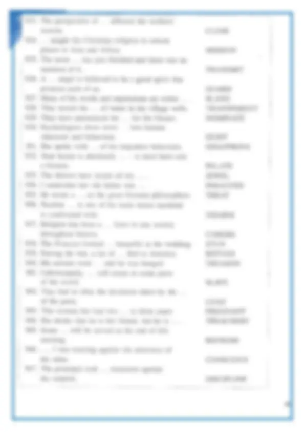 CPE Word Formation Sentence Questions and Answers 2024. | Exams English ...
