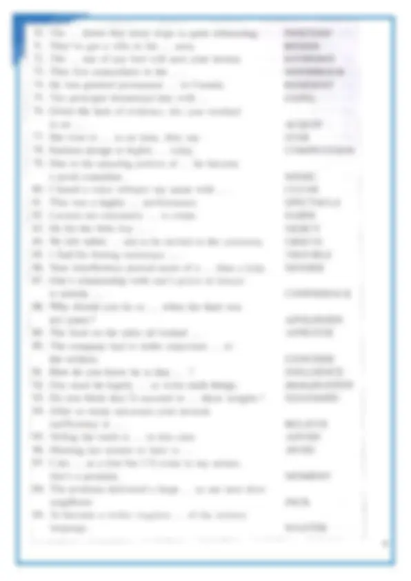 CPE Word Formation Sentence Questions and Answers 2024. | Exams English ...