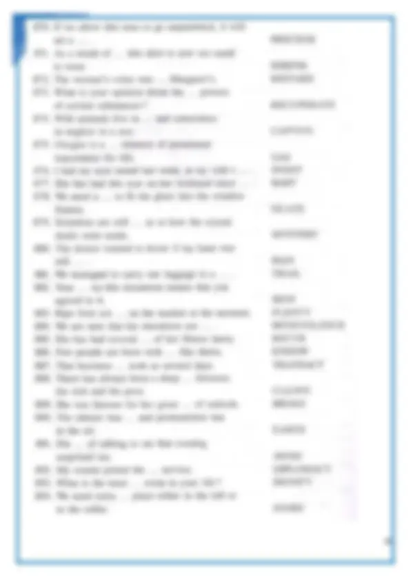 CPE Word Formation Sentence Questions and Answers 2024. | Exams English ...