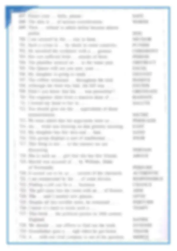 CPE Word Formation Sentence Questions and Answers 2024. | Exams English ...