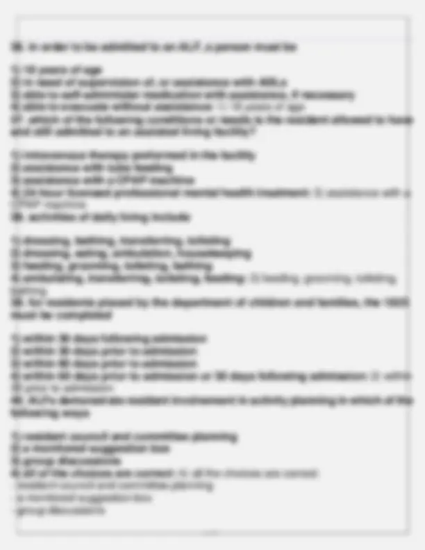 Regulations for Assisted Living Facilities in Florida | Exams Real ...