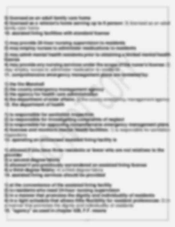 Regulations for Assisted Living Facilities in Florida | Exams Real ...