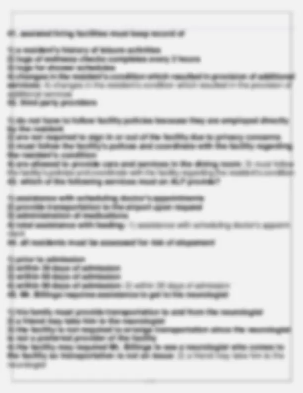 Regulations for Assisted Living Facilities in Florida | Exams Real ...