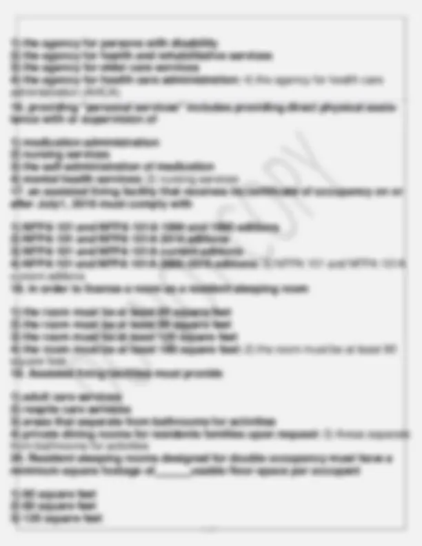 Regulations for Assisted Living Facilities in Florida | Exams Real ...