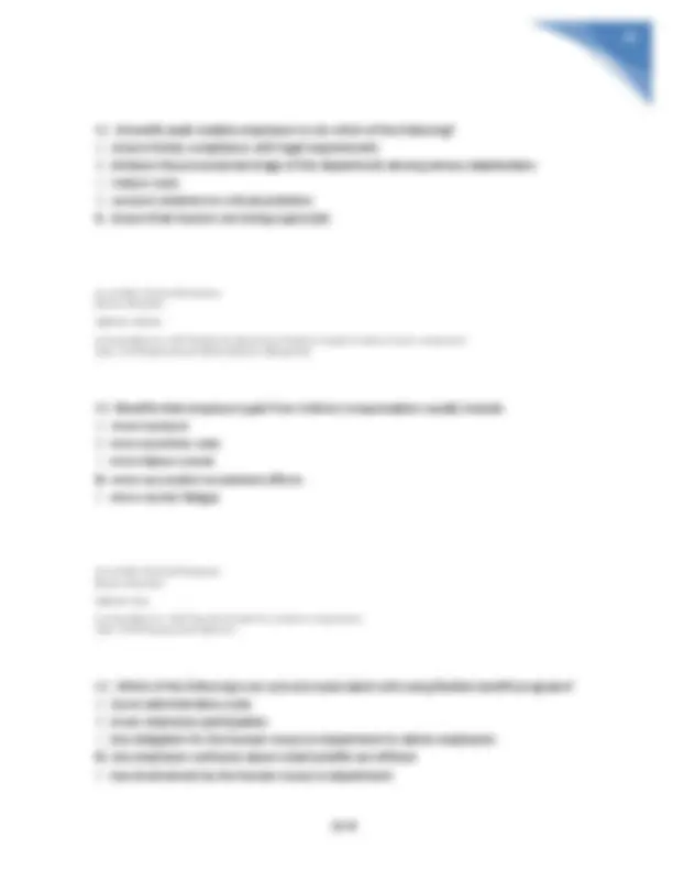 BU BU 354 EXAM QUESTIONS WITH ANSWERS | Exams Nursing | Docsity