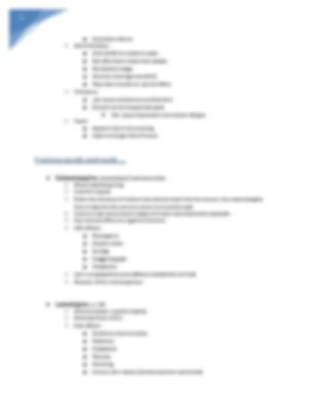 Extrapyramidal Symptoms and Treatment Options | Exams Nursing | Docsity