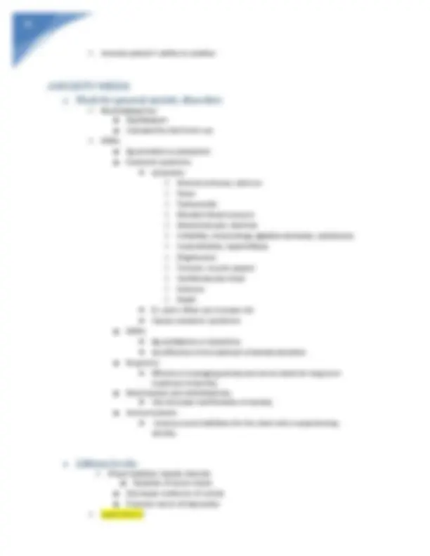 Extrapyramidal Symptoms and Treatment Options | Exams Nursing | Docsity