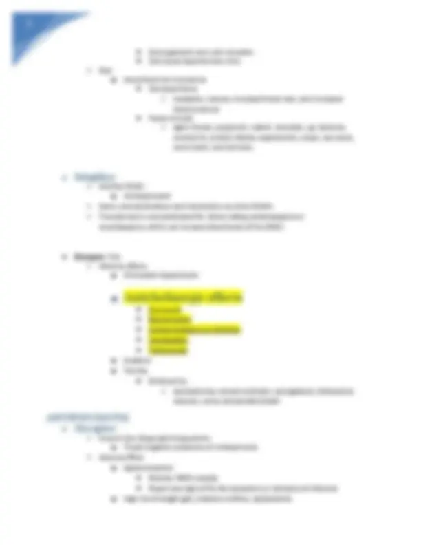 Extrapyramidal Symptoms and Treatment Options | Exams Nursing | Docsity