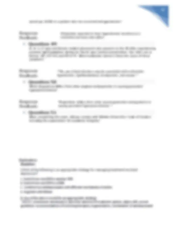 Nursing Exam 3 with correct answers | Exams Nursing | Docsity