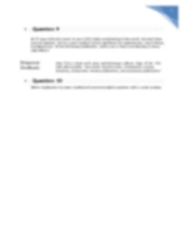 Nursing Exam 3 with correct answers | Exams Nursing | Docsity