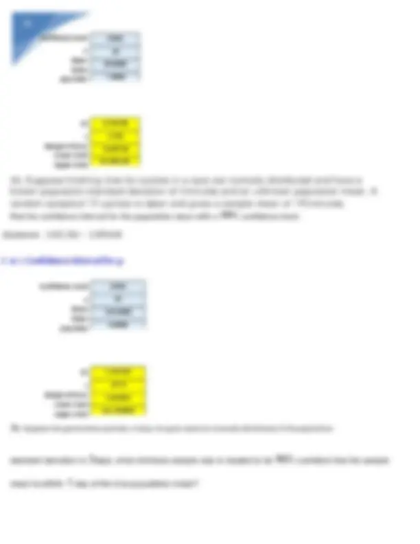 MATH 225N MATH Week 6 Confidence Intervals Questions and answers ...