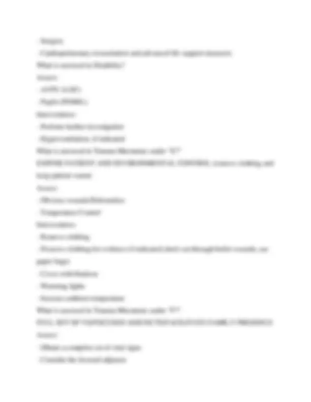 Trauma Assessment Mnemonic: TNCC Physical Assessments | Exams Nursing ...