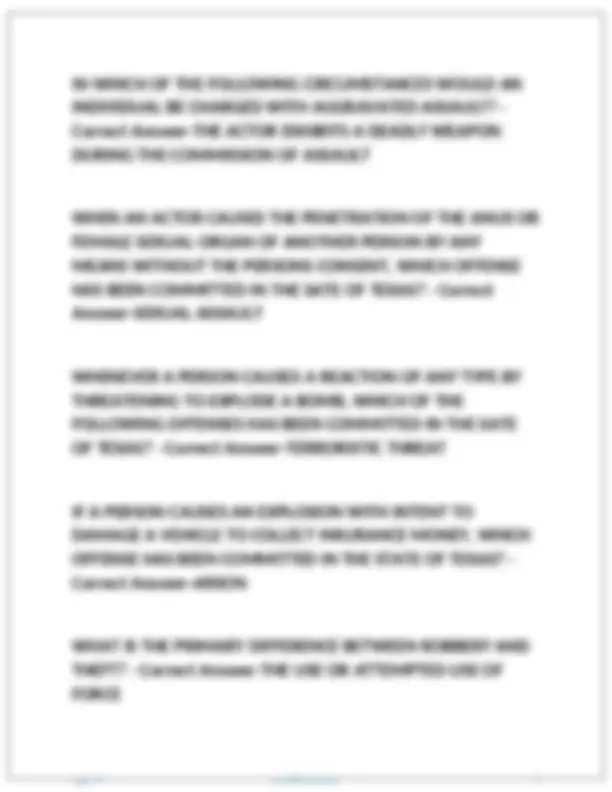 PENAL CODE TEST EXAM WITH 100% CORRECT ANSWERS 2024 | Exams Advanced ...