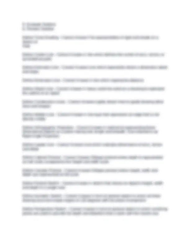 PLTW Intro To Engineering Design End Of Course Assessment Study Guide ...