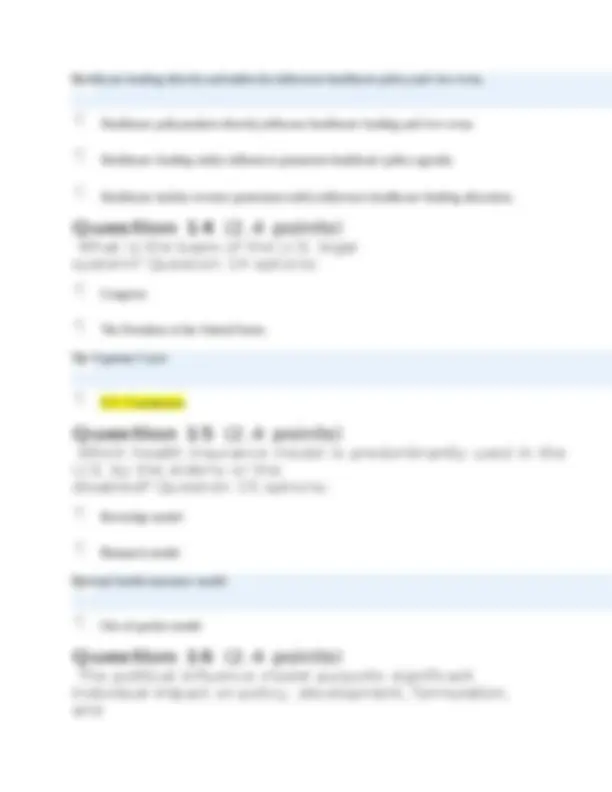 NSG6002- Week 4 Knowledge Check V2-graded .docx | Exams Nursing | Docsity