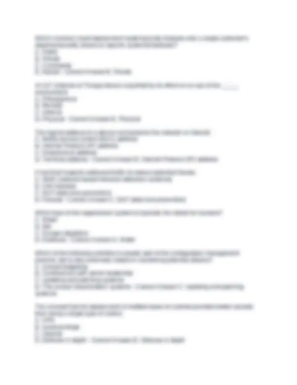 ISC2 Certified In Cybersecurity (CC) Practice Exam Questions With 100% ...