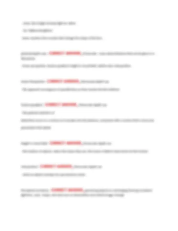 Visual perception principles - UNIT 1 QUESTIONS WITH CORRECT ANSWERS ...