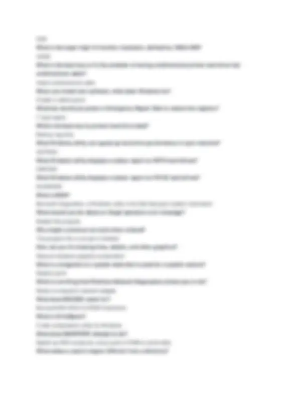 FBLA Computer Problem Solving QUESTIONS WITH COMPLETE 100% VERIFIED ...