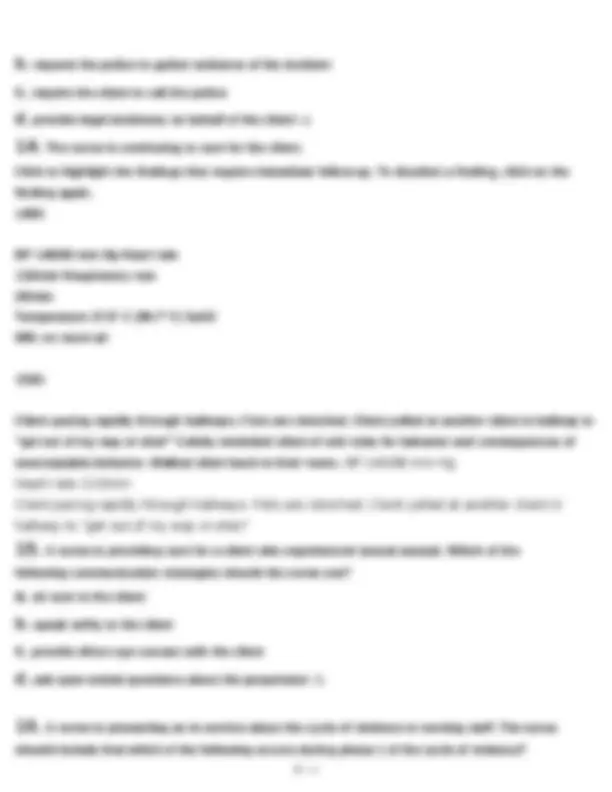 NUR 327 Exam Questions with Answers All Correctly Tested and Verified ...