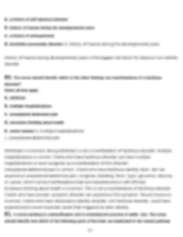 NUR 327 Exam Questions with Answers All Correctly Tested and Verified ...
