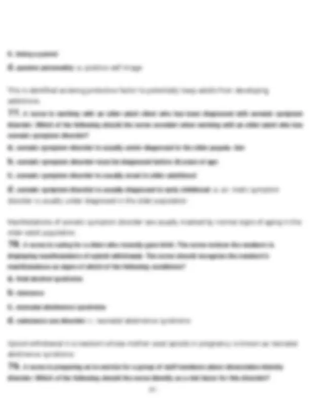 NUR 327 Exam Questions with Answers All Correctly Tested and Verified ...