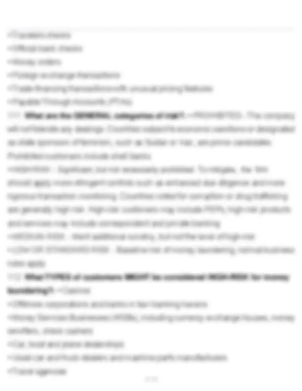 CAMS Exam Questions and Answers 2024 | Exams Nursing | Docsity