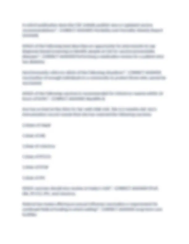 APhA Immunization Self Questions with Verified Answers,100%CORRECT ...