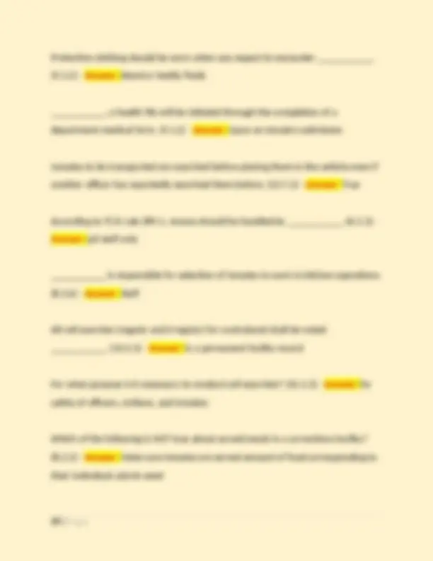 Jail Operations and Inmate Management | Exams Law | Docsity