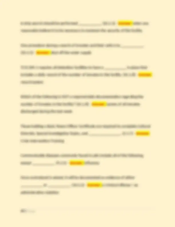 Jail Operations and Inmate Management | Exams Law | Docsity