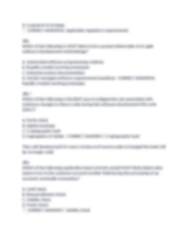 CISA Examtopics 301-400 Exam Questions with Verified Answers,100