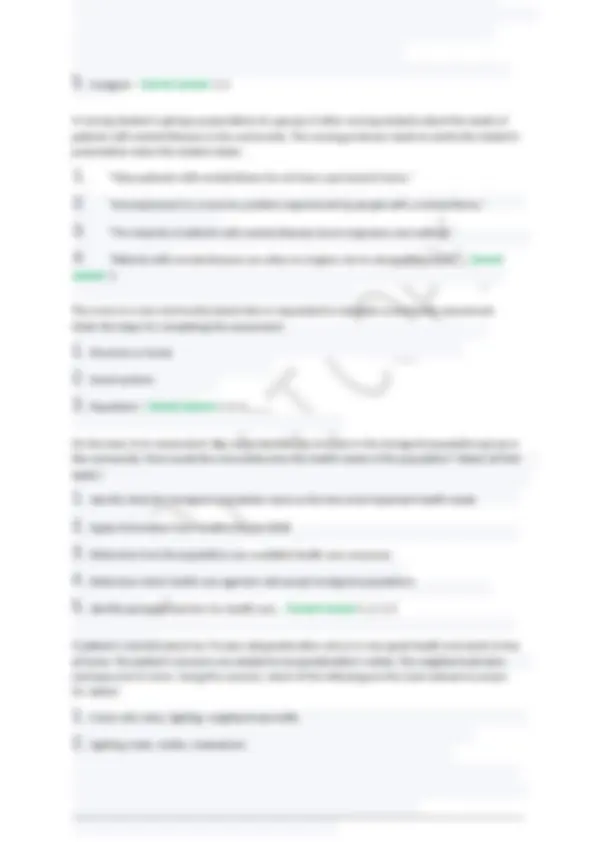Fundamentals of Nursing Test 1 Practice Questions with Correct Answers ...