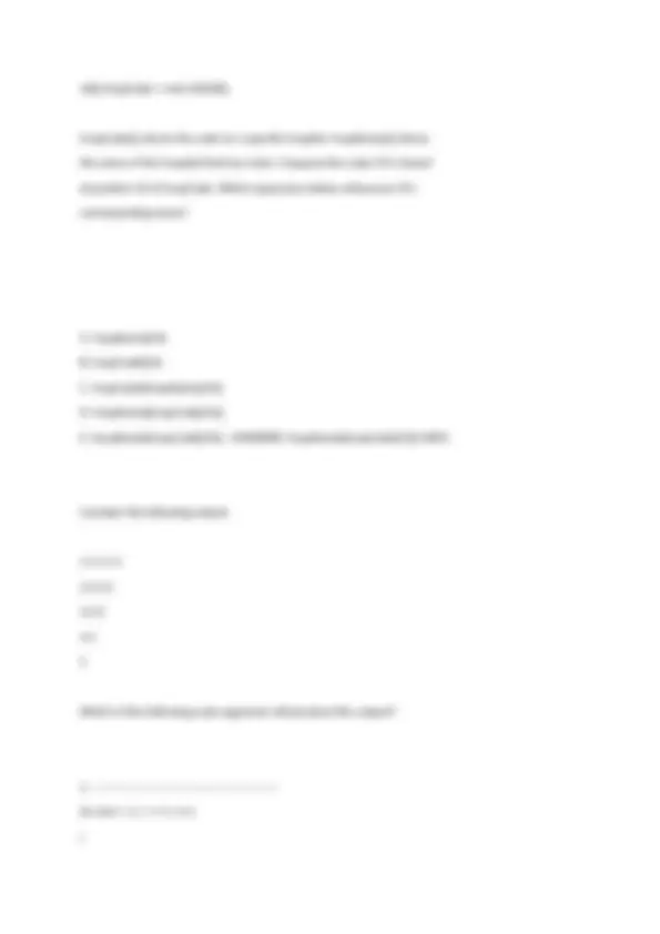 Java Final EXAM Questions & Answers 100% | Exams Java Programming | Docsity