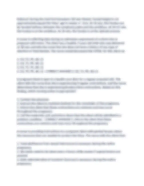Exam 1 OB NCLEX 33 Questions with Verified Answers,100% CORRECT | Exams ...