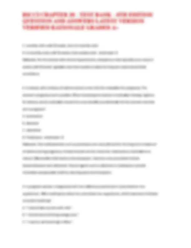 RICCI CHAPTER 20 - TEST BANK - 4TH EDITION QUESTION AND ANSWERS LATEST ...