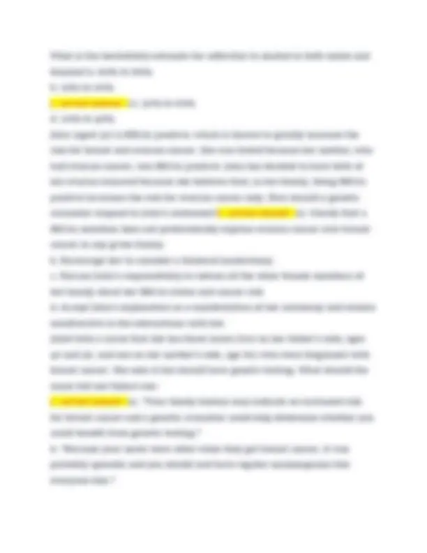 AMNH Genetics, Genomics, Genethics for Nursing Questions with Verified ...