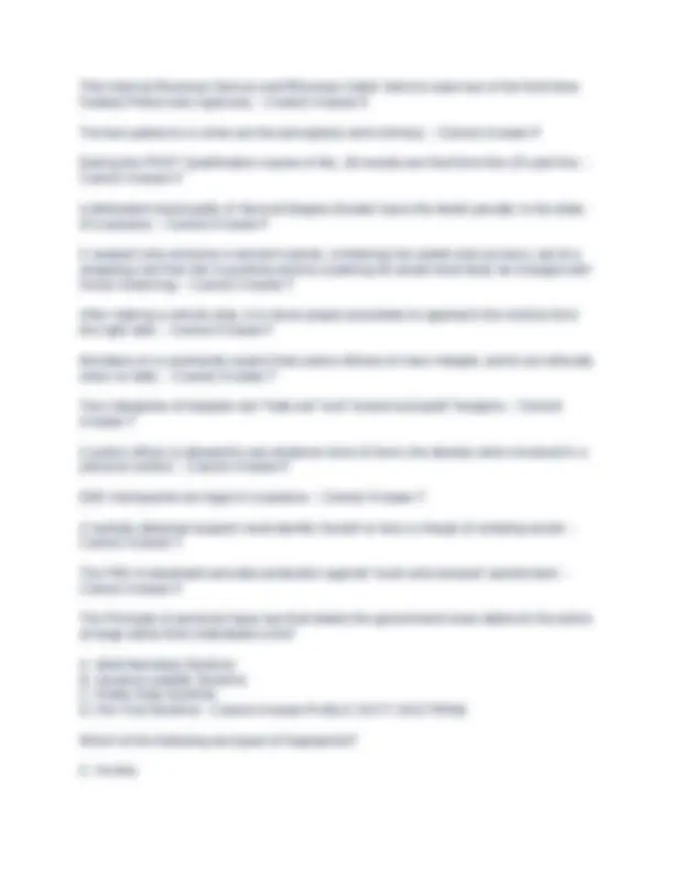 Practice Post Test Missouri Post Exam Practice Test Questions with 100% Correct Answers ...