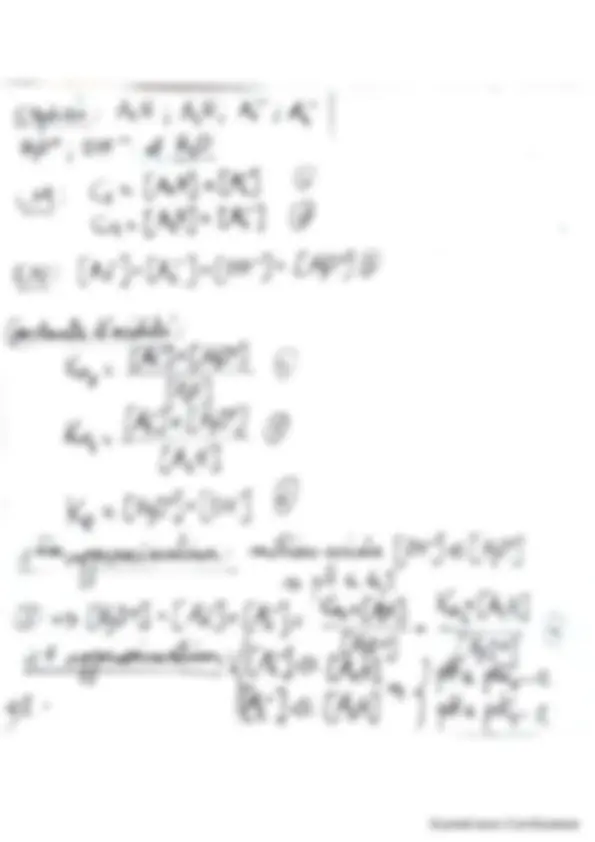 Equilibre chimique en solution aqueuse | Exercises Chemistry | Docsity